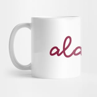 alatul - maroon red Mug